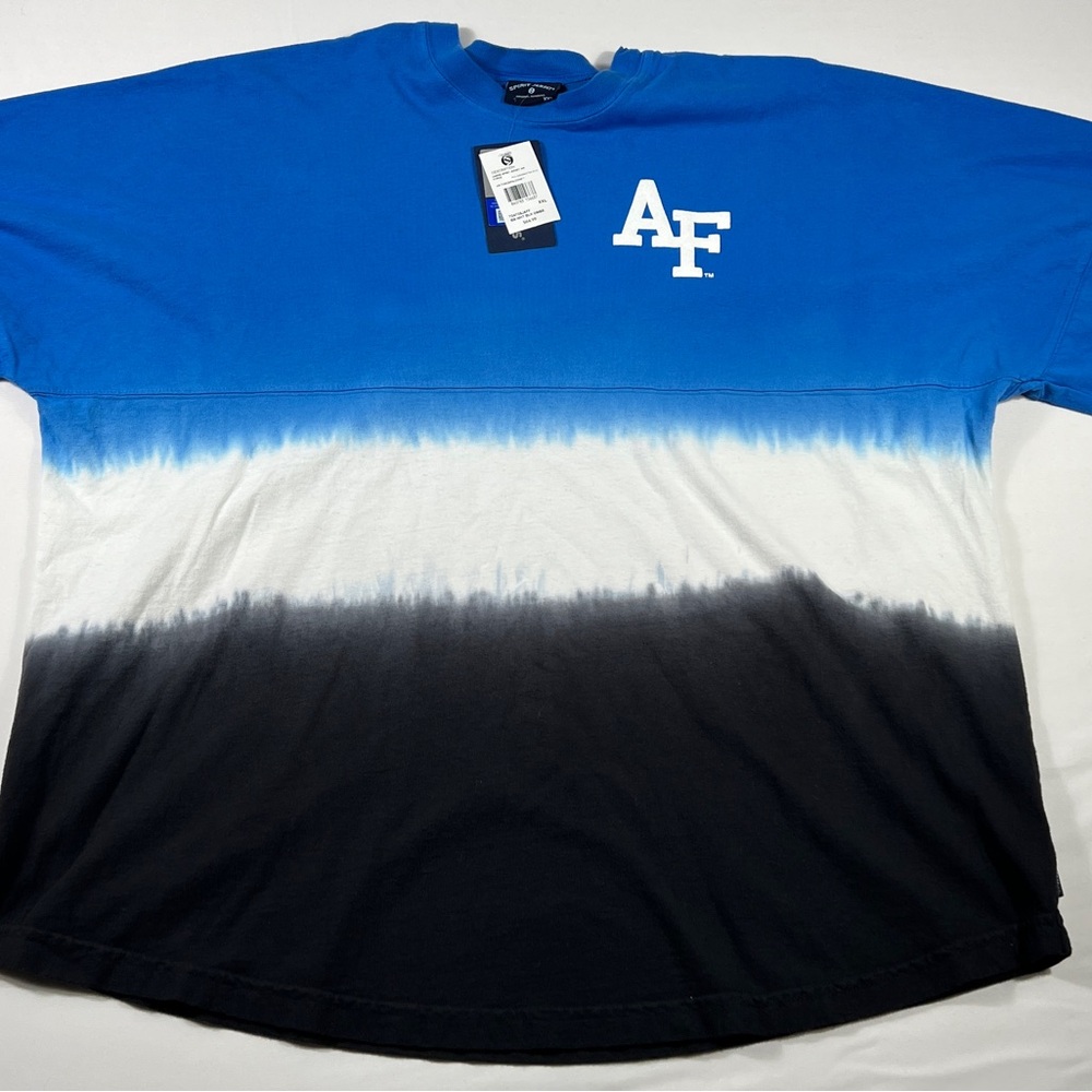 Air Force Falcons Shirt Mens L Spirit Jersey Academy College Tie Dye Military
